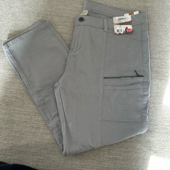London Fog Supply Co Gray Utility Pants. Size 14. NWT. - Picture 3 of 10